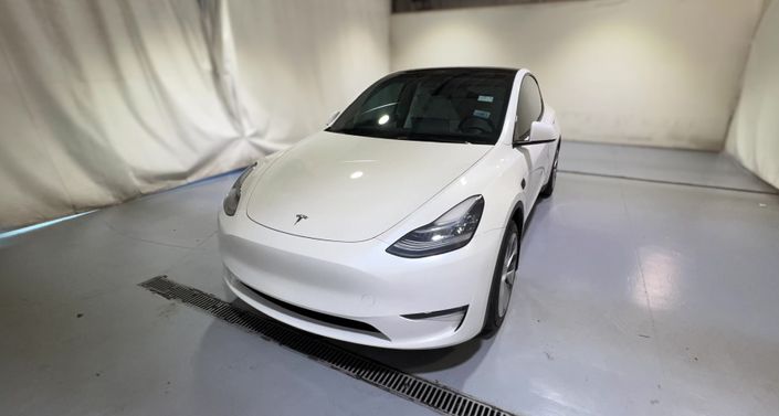 2021 Tesla Model Y Long Range Hero Image