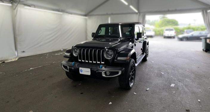 2022 Jeep Wrangler Unlimited Sahara 4xe Hero Image