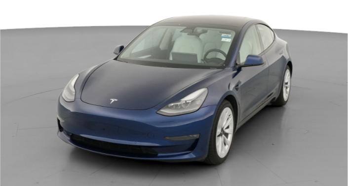 2021 Tesla Model 3 Long Range Hero Image