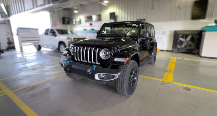2022 Jeep Wrangler Unlimited Sahara 4xe Hero Image