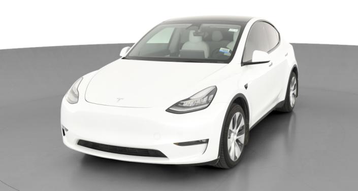 2021 Tesla Model Y Long Range Hero Image