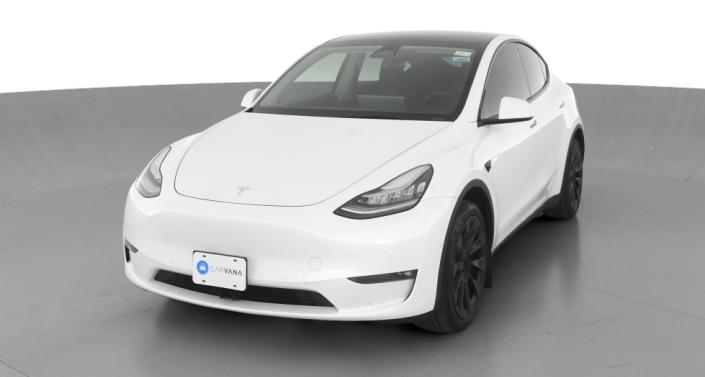 2021 Tesla Model Y Long Range Hero Image
