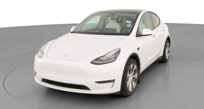 2021 Tesla Model Y Long Range Hero Image