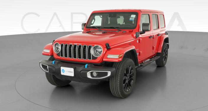 Used Jeep Wrangler in red for Sale Online | Carvana