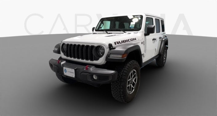 Used Jeep Wrangler Rubicon in white for Sale Online | Carvana