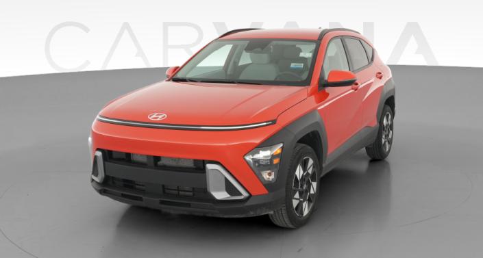 Used Hyundai Kona with awd drivetrain in orange for Sale Online