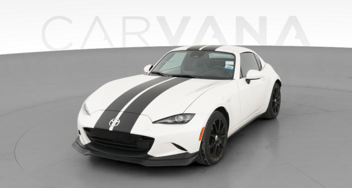 Used Mazda MX-5 Miata RF in white for Sale Online | Carvana
