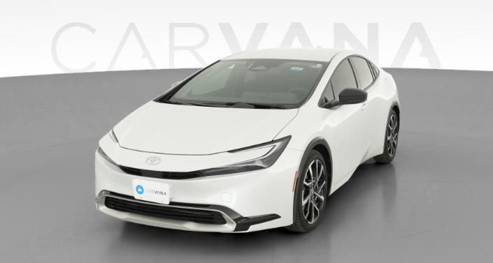 Used Toyota Prius with Leather Interior in white for Sale Online