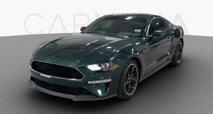 Used Ford Mustang with eight cylinders in green or orange for Sale
