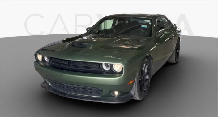 Used Dodge Challenger with manual transmission in green for Sale