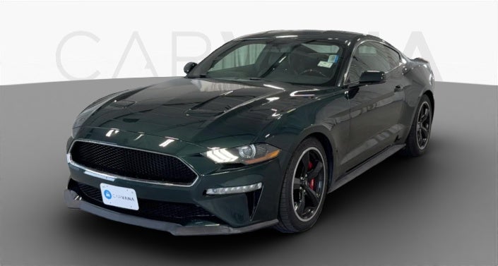 Used Ford Mustang with eight cylinders in green or orange for Sale