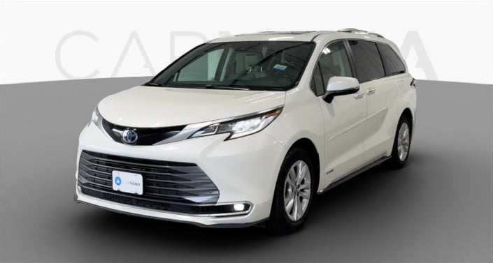 Used 2021 Toyota Sienna hybrids with awd drivetrain for Sale