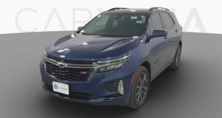 Used Chevrolet Equinox with awd drivetrain in gold or orange for