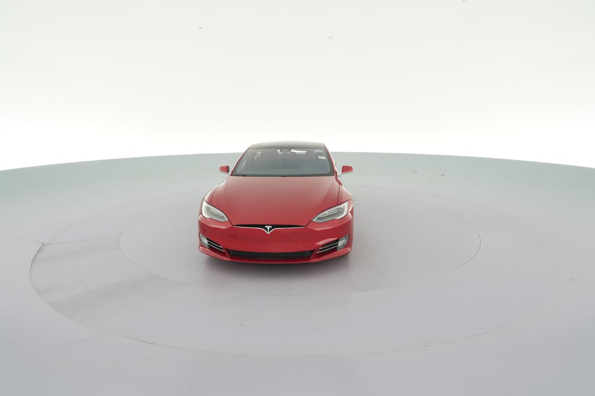 2017 Tesla Model S 75 in Red Multi-Coat — 360° view 1
