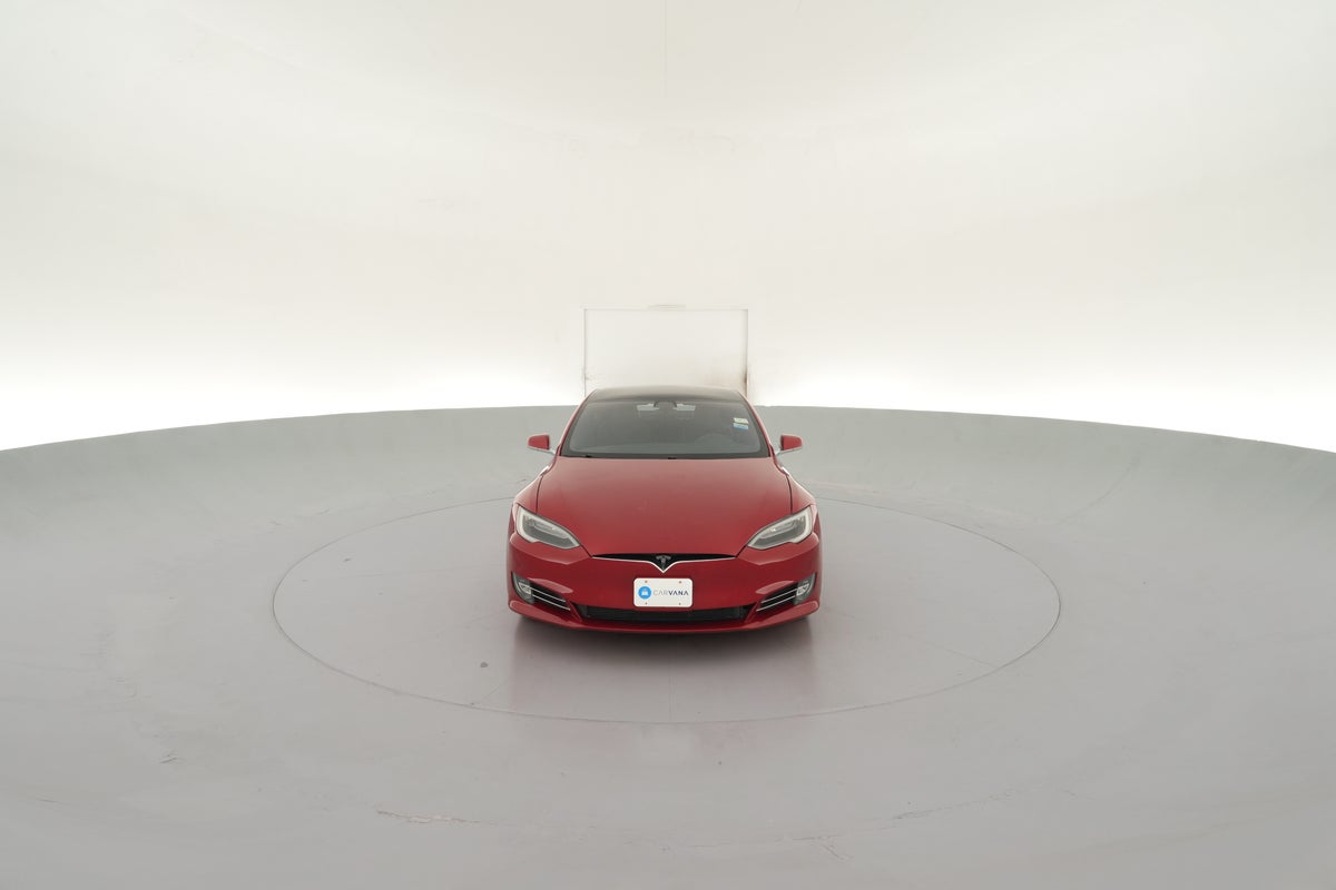 2018 Tesla Model S 75D in Red Multi-Coat — 360° view 1