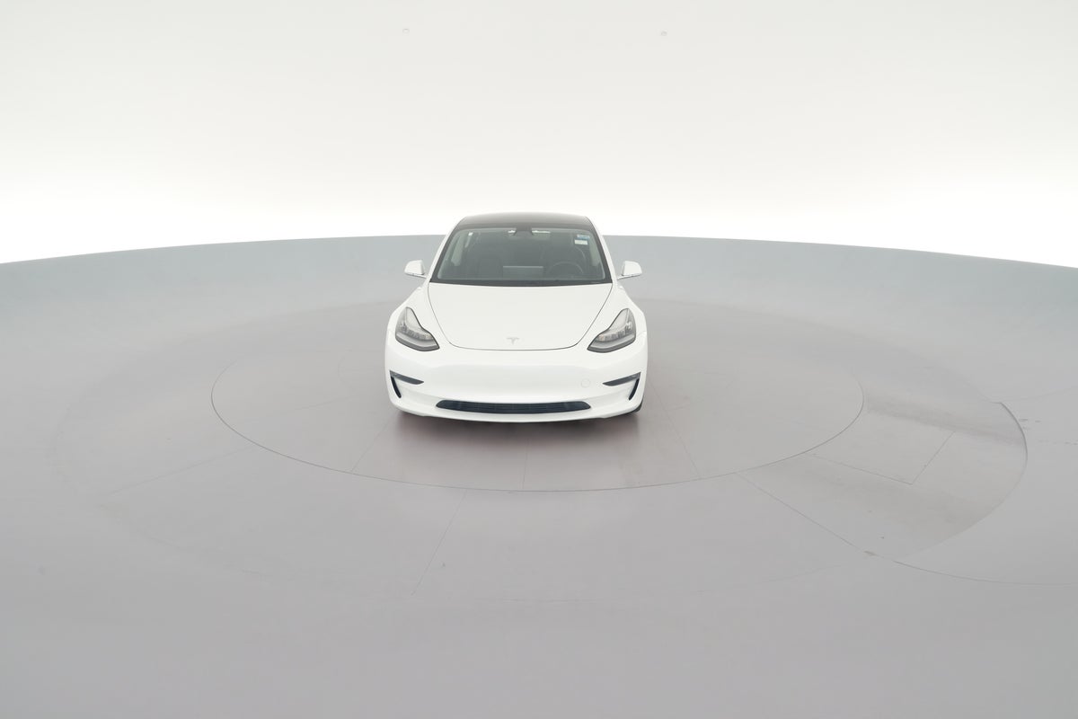 2020 Tesla Model 3 Long Range All-Wheel Drive in White — 360° view 1