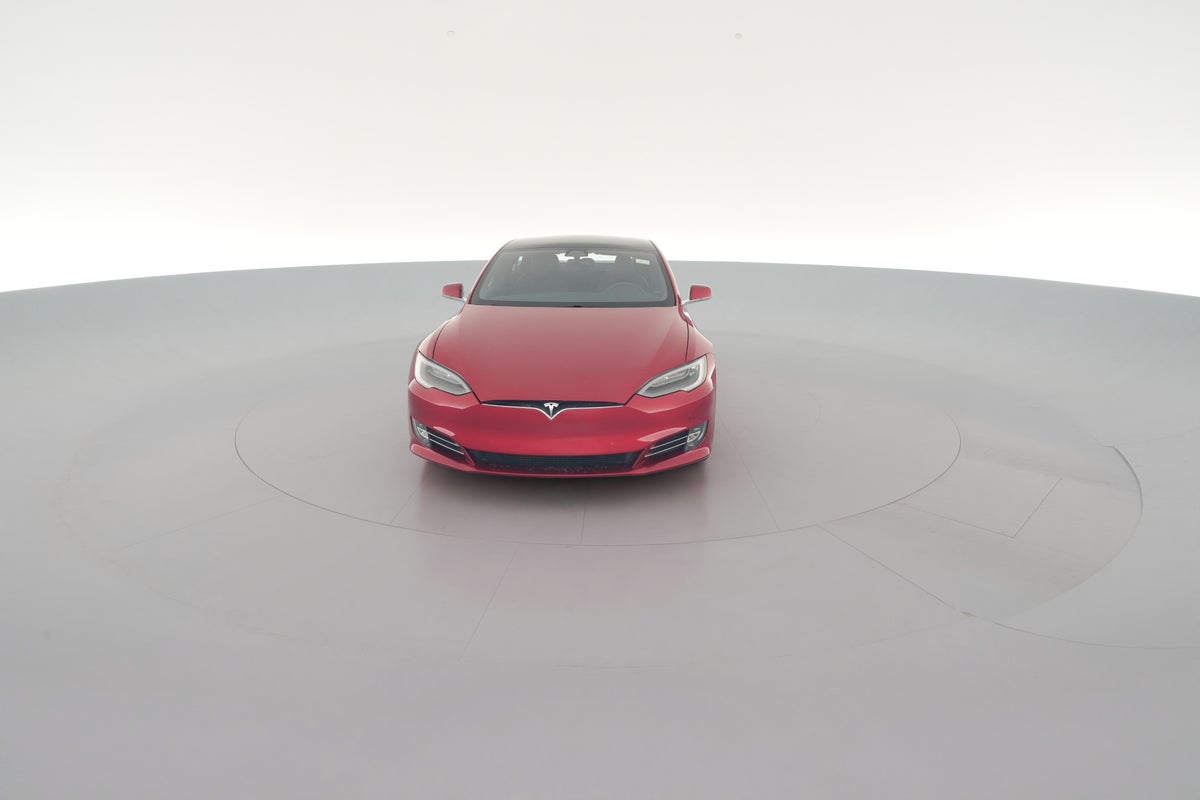 2021 Tesla Model S Long Range Plus in Red — 360° view 1