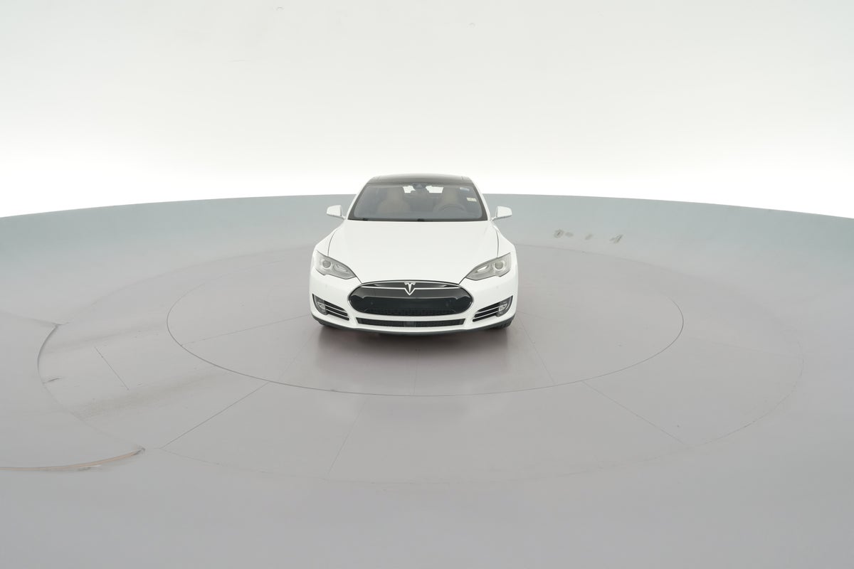 2014 Tesla Model S P85D in White — 360° view 1