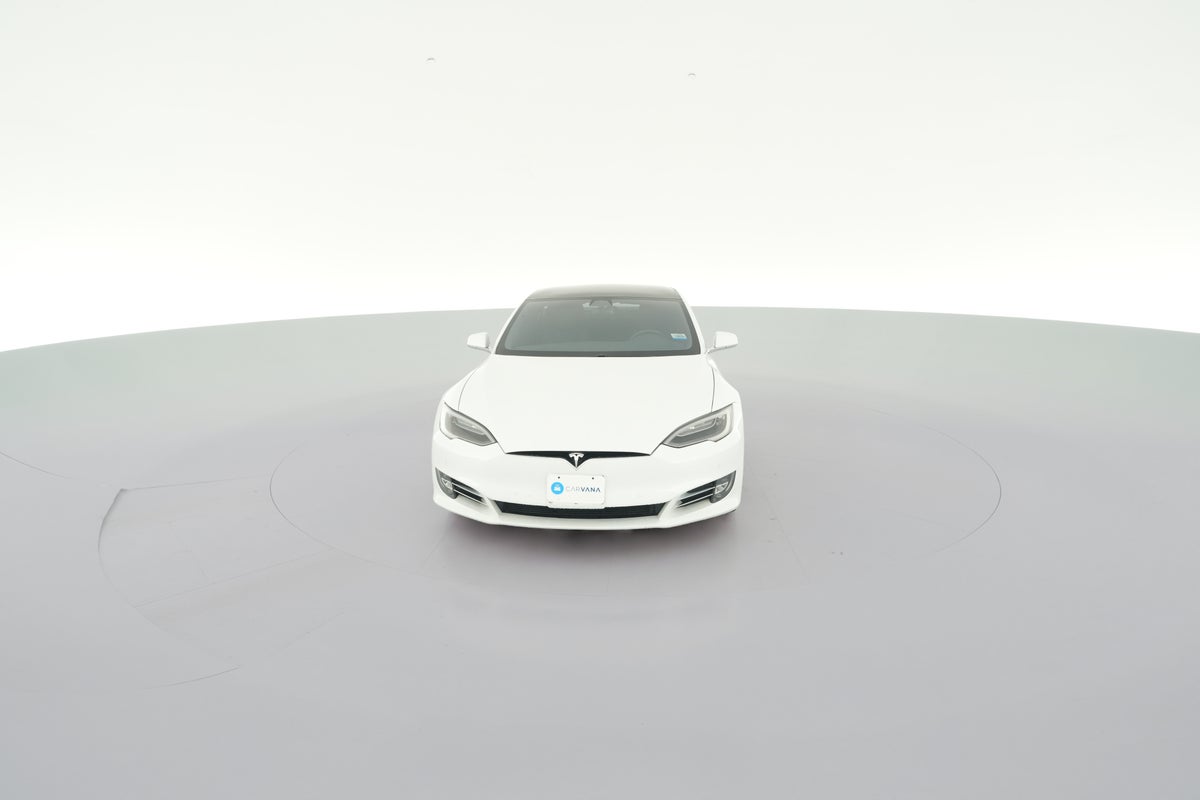 2018 Tesla Model S 100D Ludicrous Performance in Pearl White Multi-coat — 360° view 1
