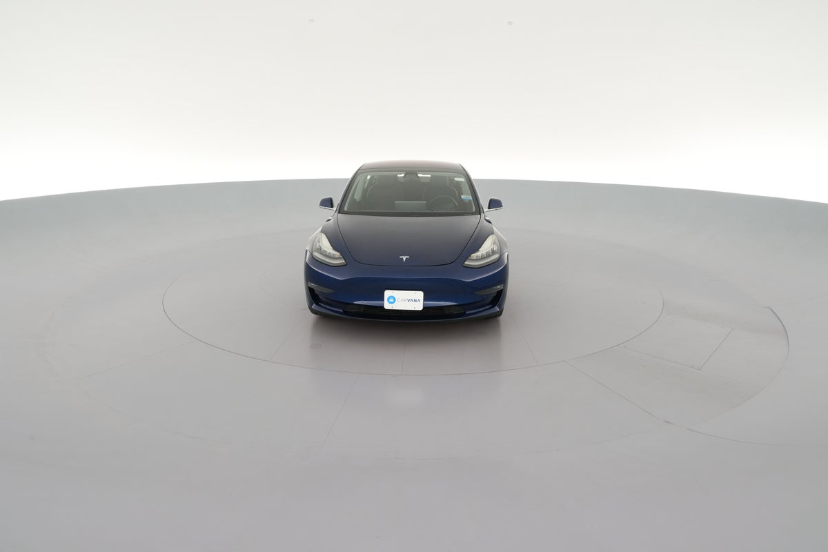 2018 Tesla Model 3 Long Range Rear-Wheel Drive in Blue — 360° view 1