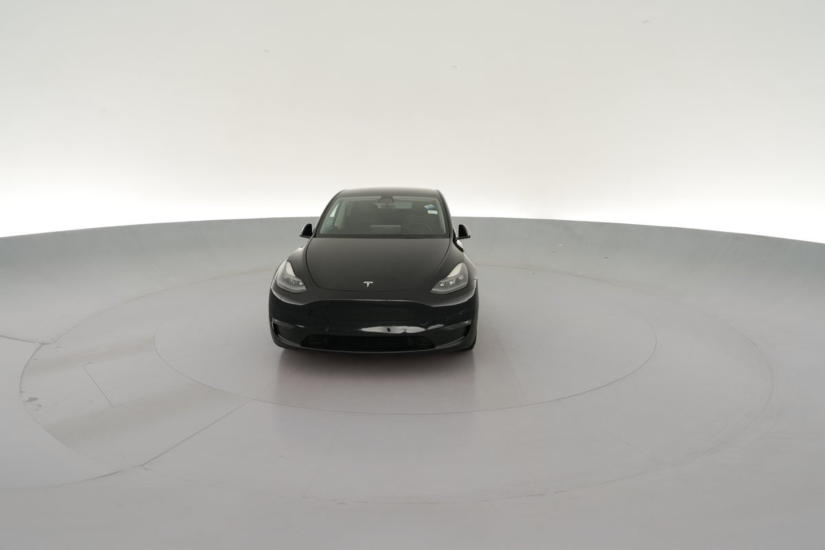 2021 Tesla Model Y Performance All-Wheel Drive in Solid Black — 360° view 1