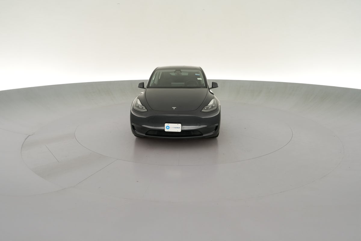 2024 Tesla Model Y Long Range All-Wheel Drive in Stealth Grey — 360° view 1