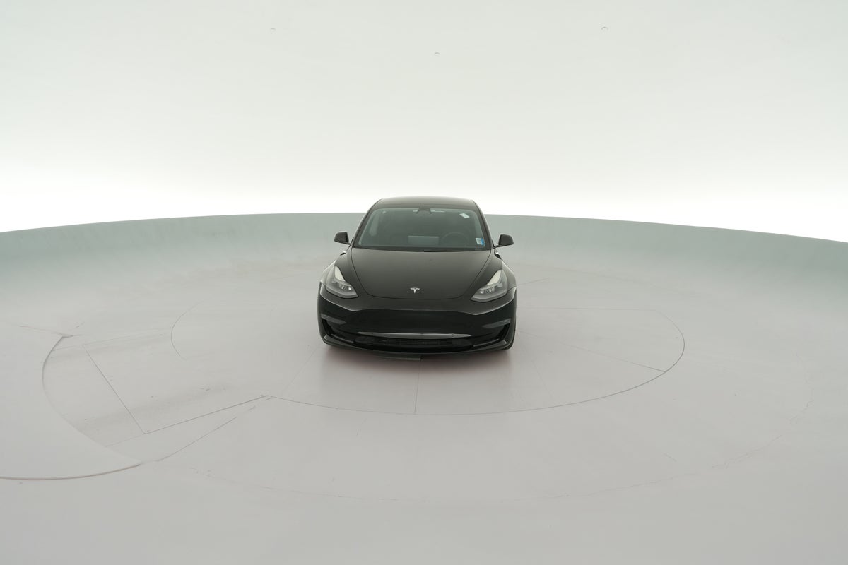 2022 Tesla Model 3 Performance in Ebony Twilight Metallic — 360° view 1