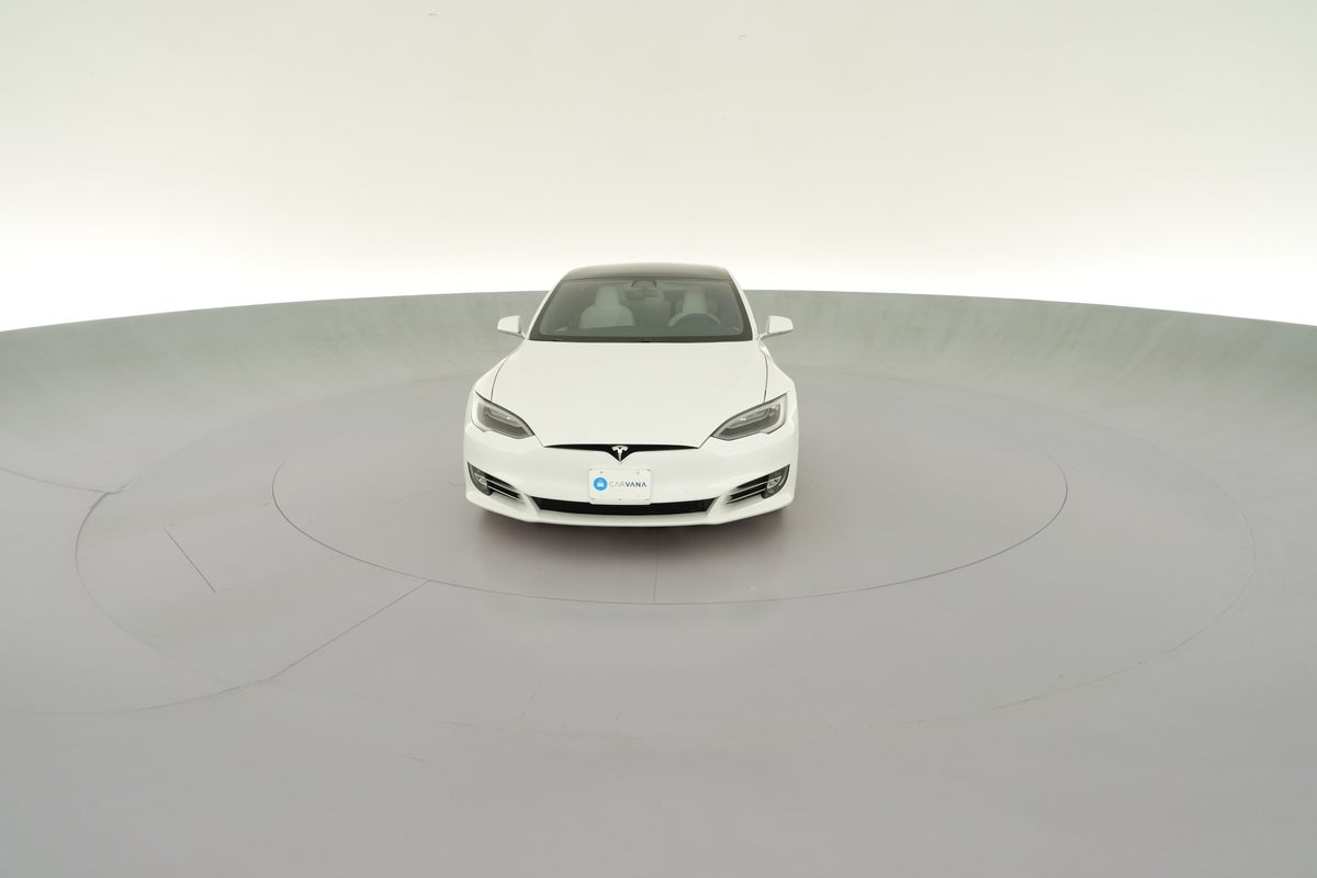 2018 Tesla Model S 100D Ludicrous Performance in Pearl White Multi-coat — 360° view 1