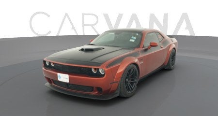 Used Dodge Challenger R/T Scat Pack Widebody in orange for Sale