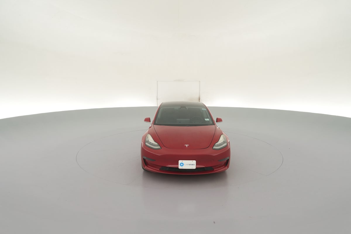 2019 Tesla Model 3 Standard Range Plus in Red Multi-coat — 360° view 1