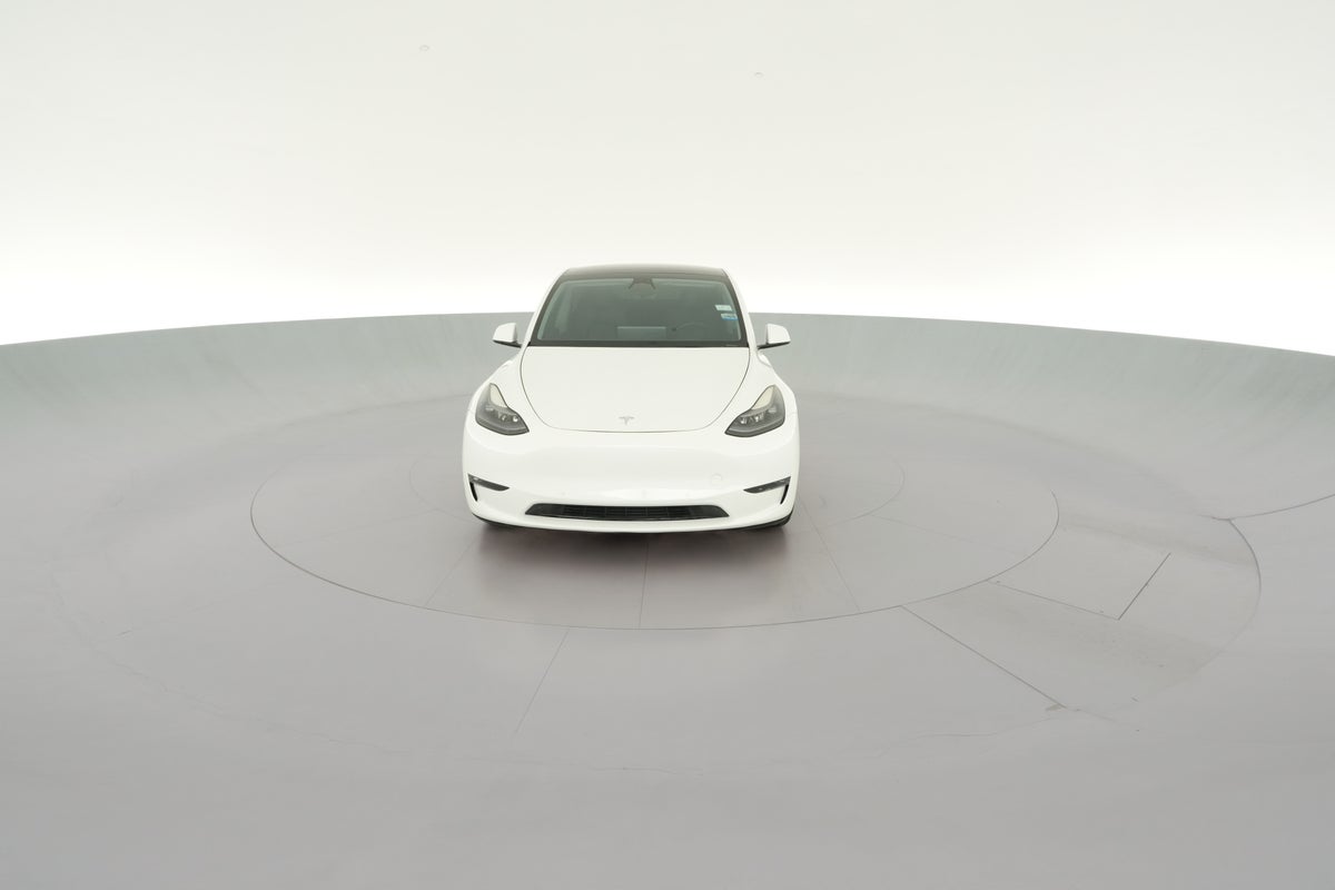 2022 Tesla Model Y Performance All-Wheel Drive in Pearl White — 360° view 1