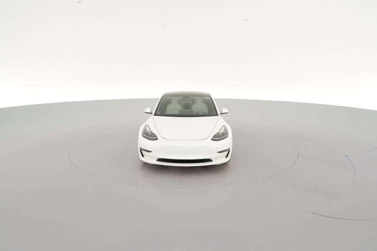 2021 Tesla Model 3 Performance in Pearl White — 360° view 1