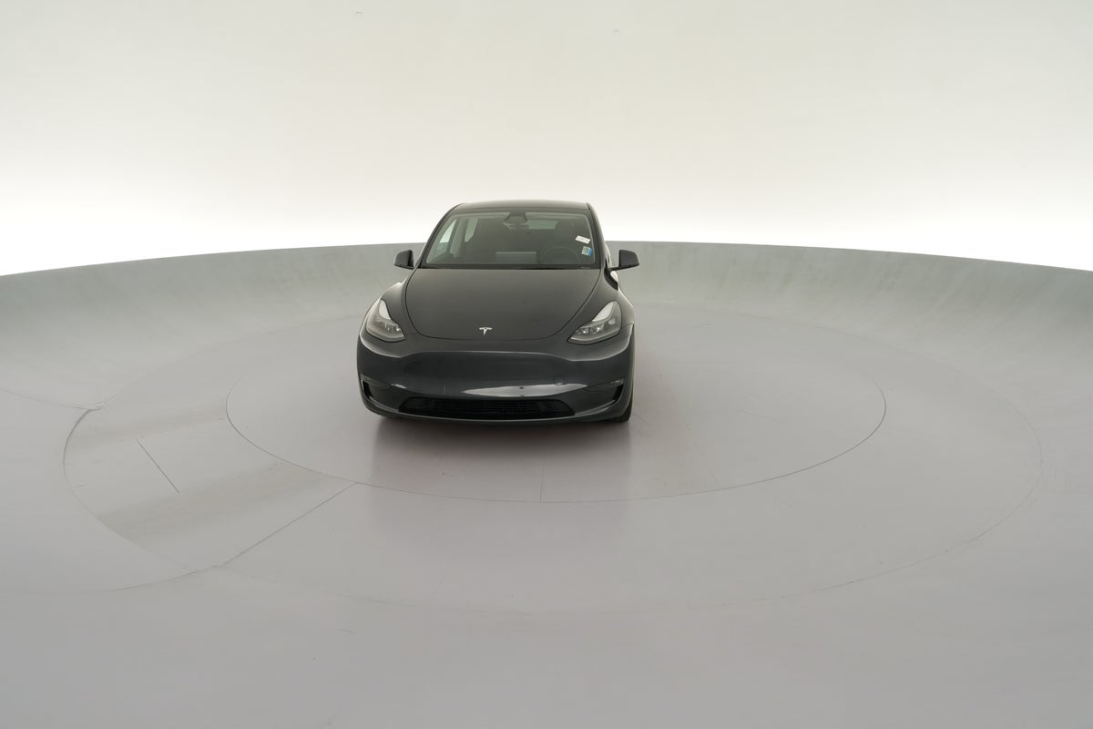 2024 Tesla Model Y Long Range All-Wheel Drive in Stealth Grey — 360° view 1