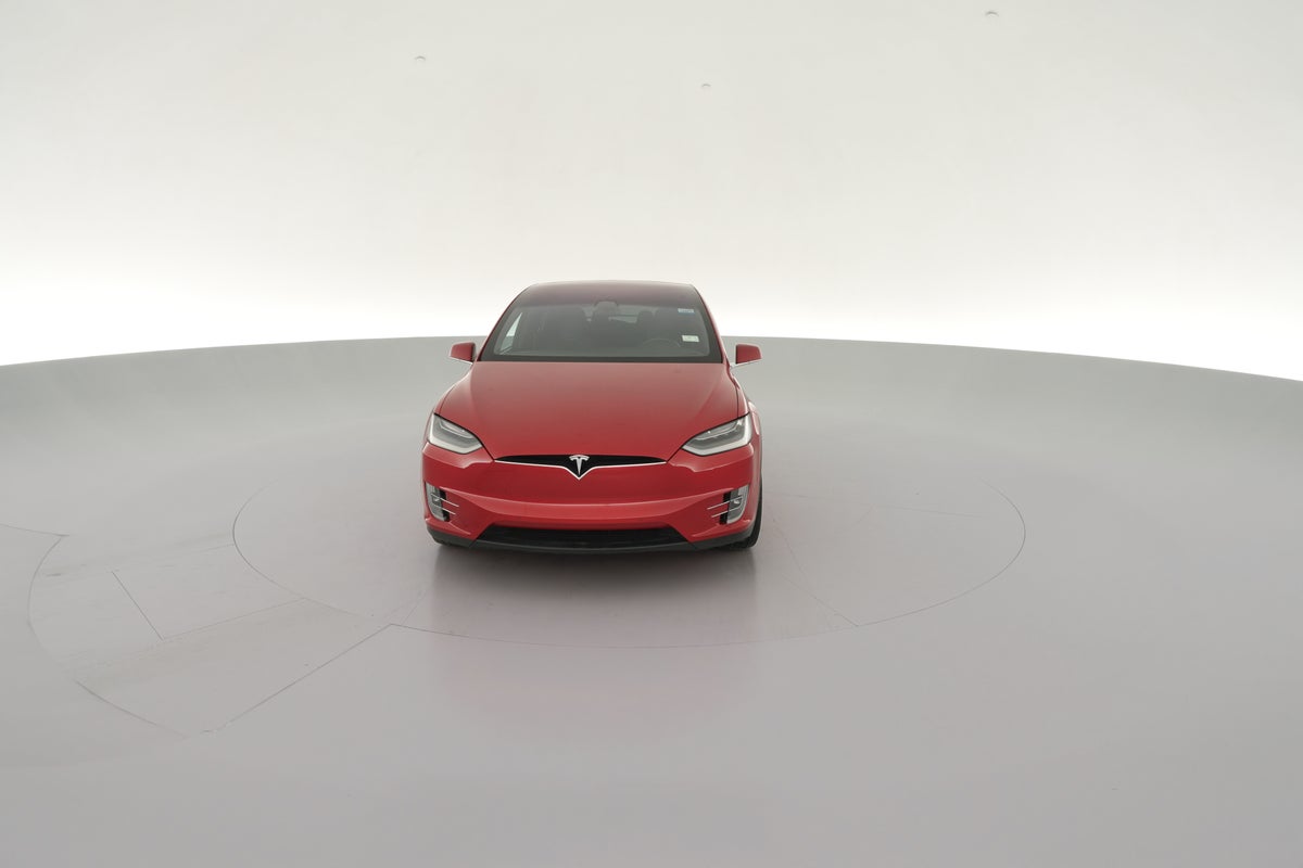 2020 Tesla Model X Long Range in Red Multi-coat — 360° view 1