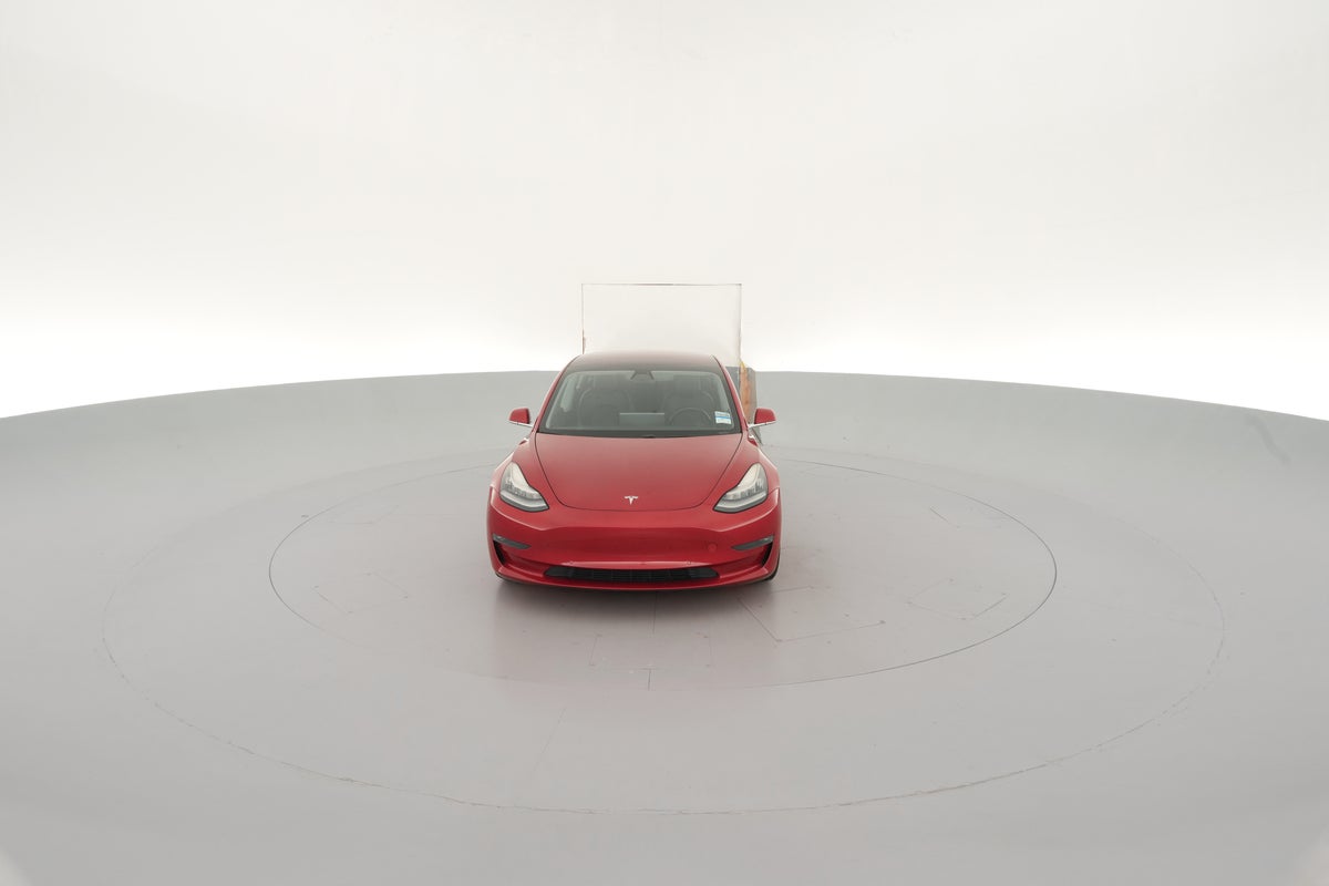 2018 Tesla Model 3 Long Range All-Wheel Drive in Red Multi-coat — 360° view 1