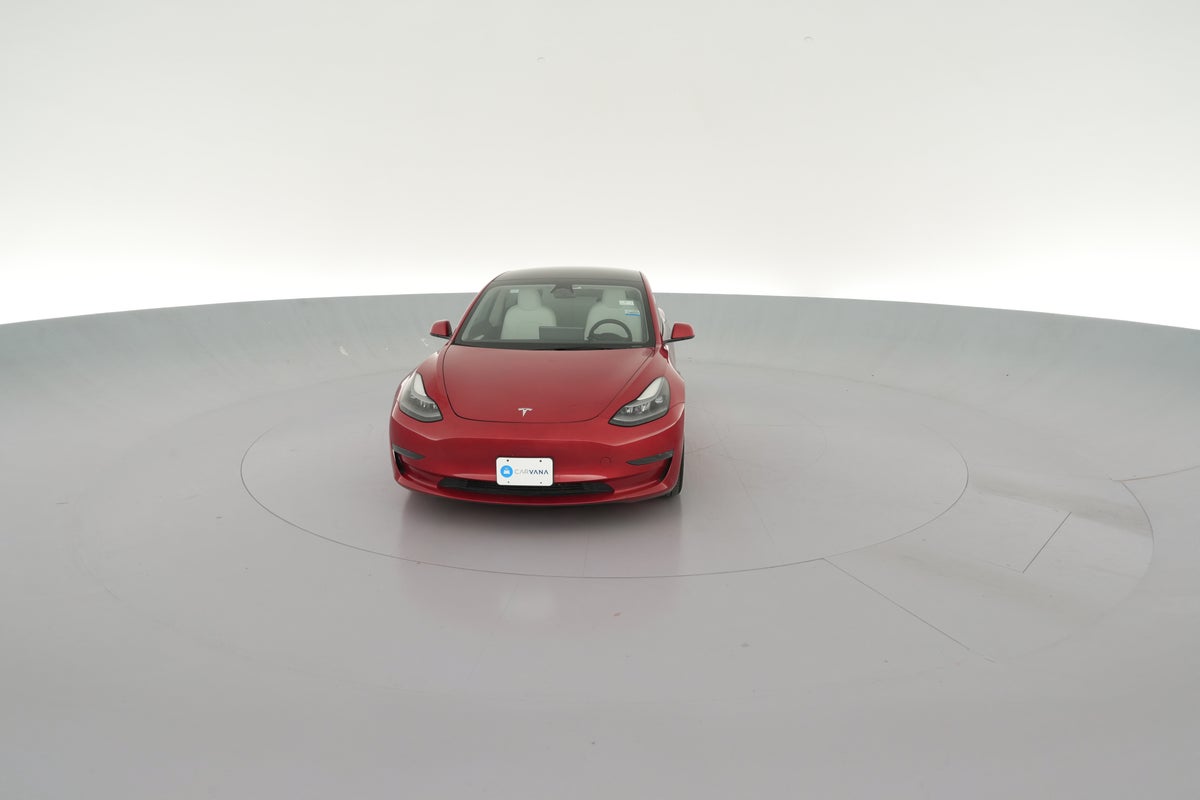 2023 Tesla Model 3 Rear-Wheel Drive in Red Multi-coat — 360° view 1