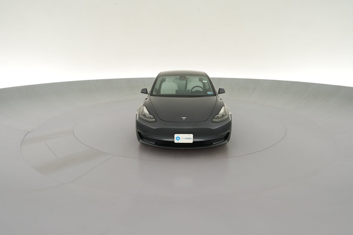 2023 Tesla Model 3 Rear-Wheel Drive in Midnight Silver Metallic — 360° view 1