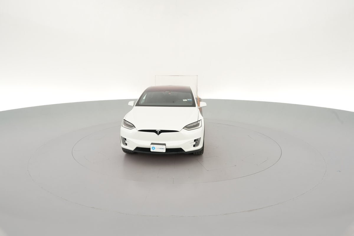 2018 Tesla Model X 100D Long Range in Pearl White Multi-coat — 360° view 1