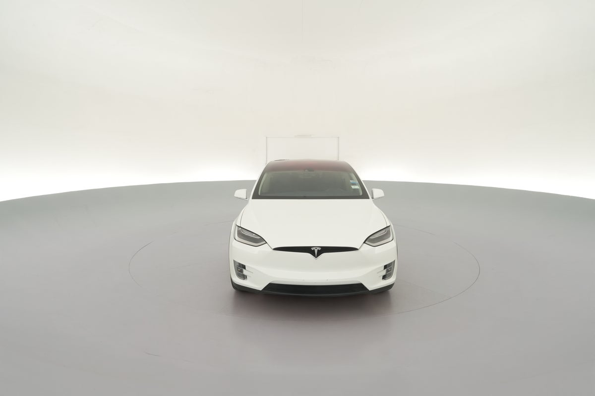 2016 Tesla Model X 90D in Pearl White Multi-coat — 360° view 1