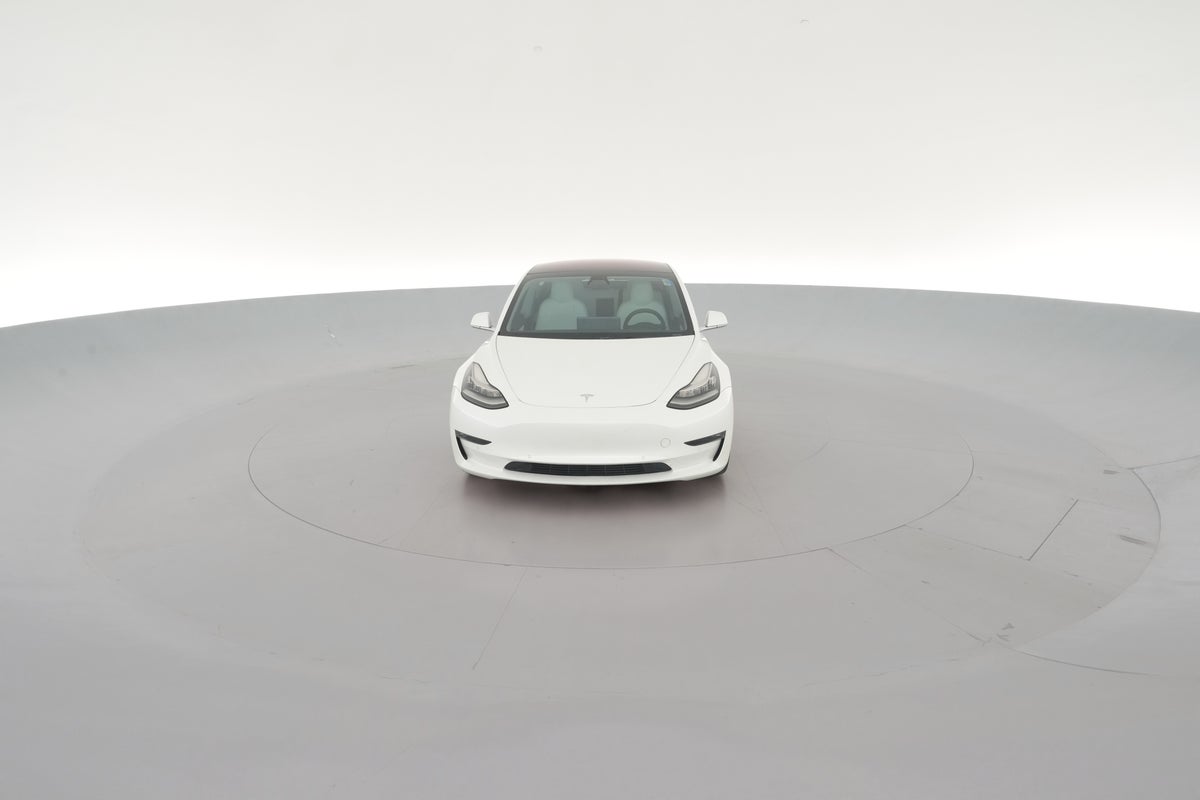 2018 Tesla Model 3 Performance All-Wheel Drive in Pearl White — 360° view 1