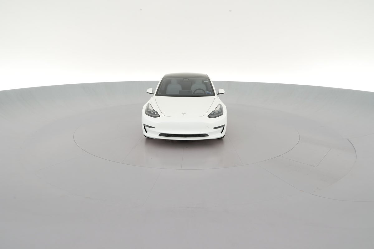 2022 Tesla Model 3 Rear-Wheel Drive in Pearl White — 360° view 1