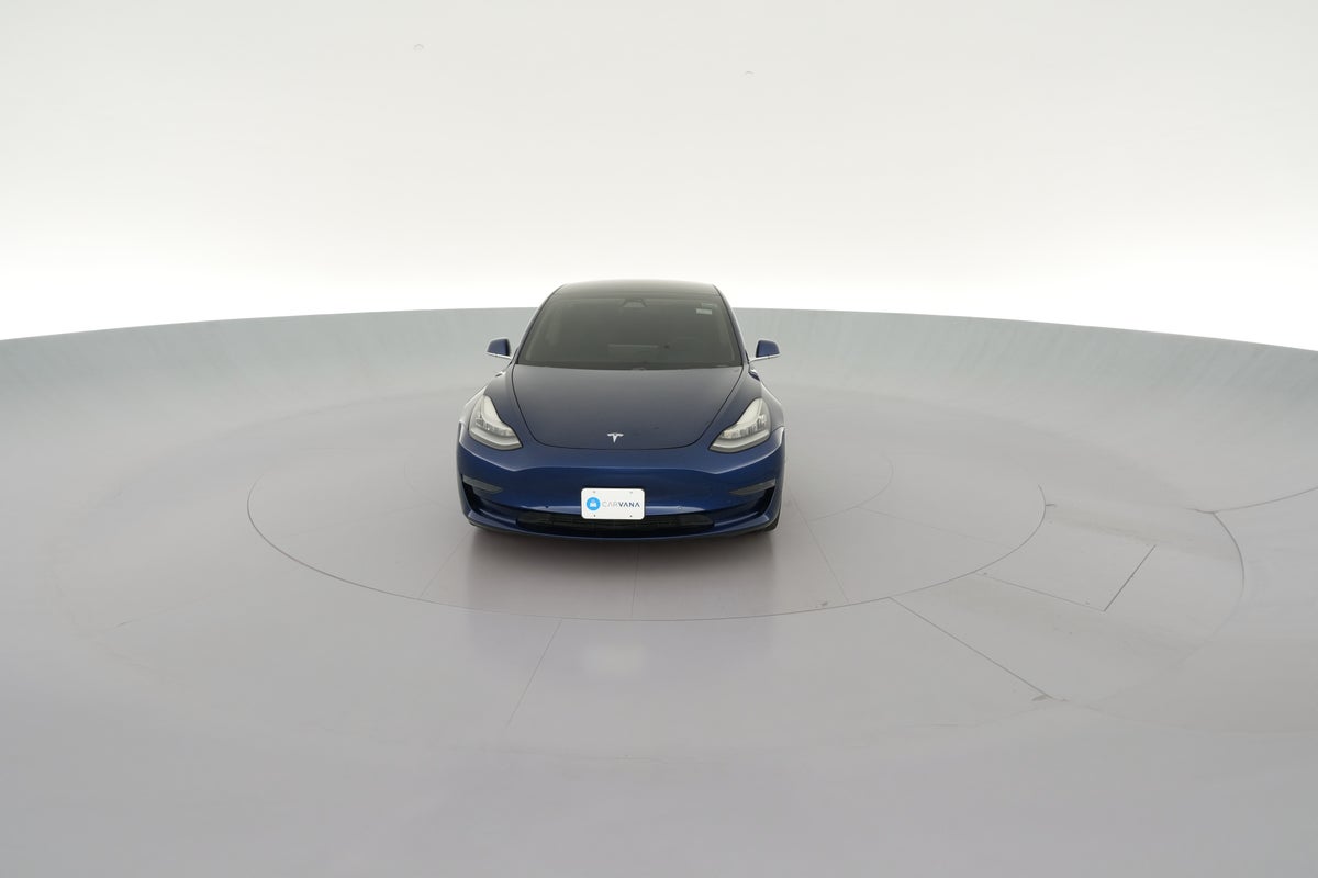2019 Tesla Model 3 Standard Range Plus in Deep Blue Metallic — 360° view 1