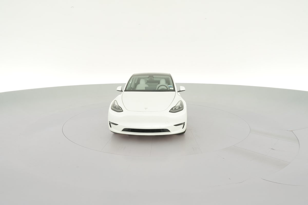 2022 Tesla Model Y Performance All-Wheel Drive in Pearl White — 360° view 1