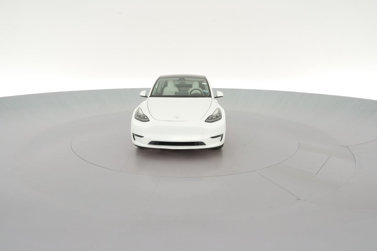 2022 Tesla Model Y Performance All-Wheel Drive in Pearl White — 360° view 1