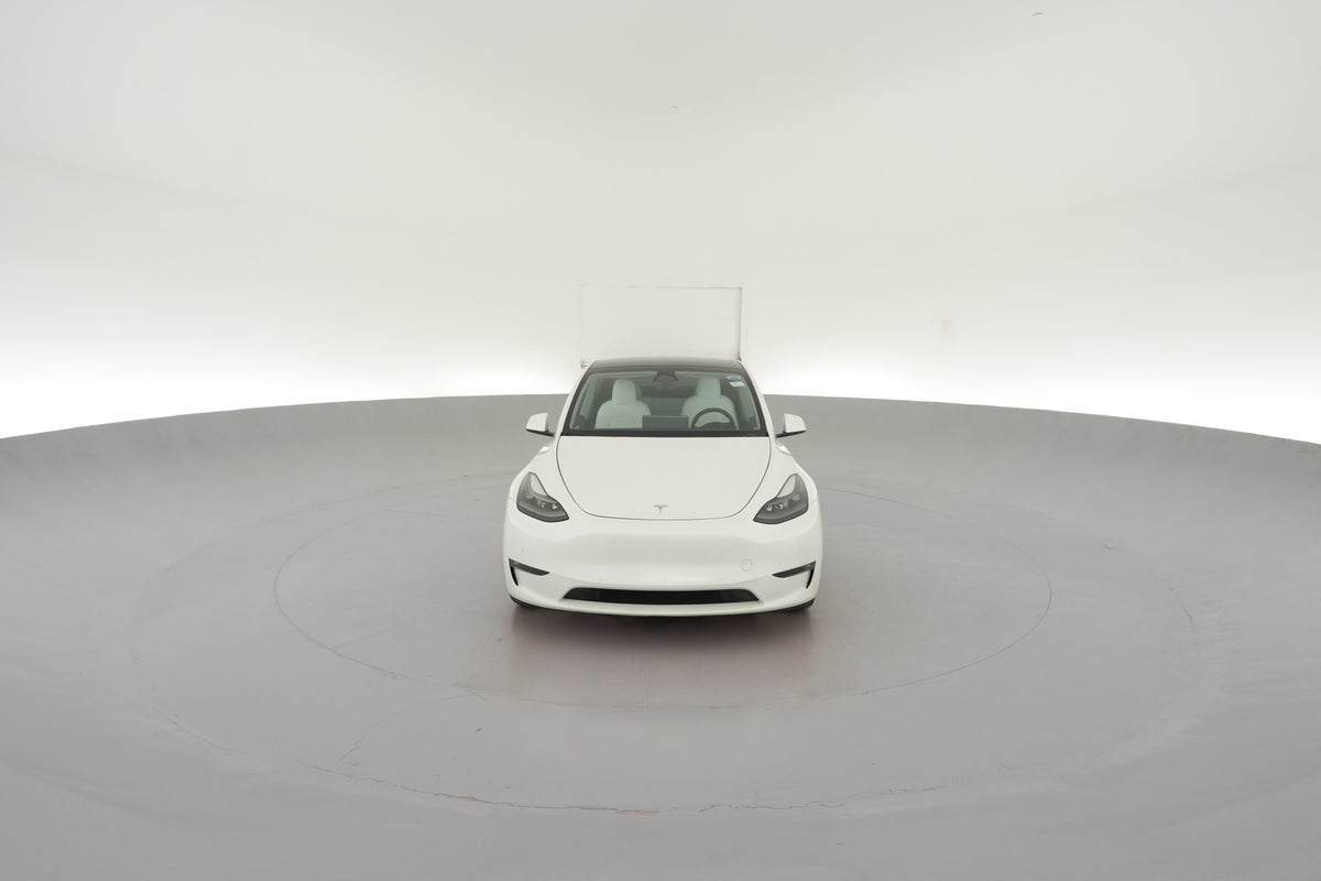 2022 Tesla Model Y Performance All-Wheel Drive in Pearl White — 360° view 1