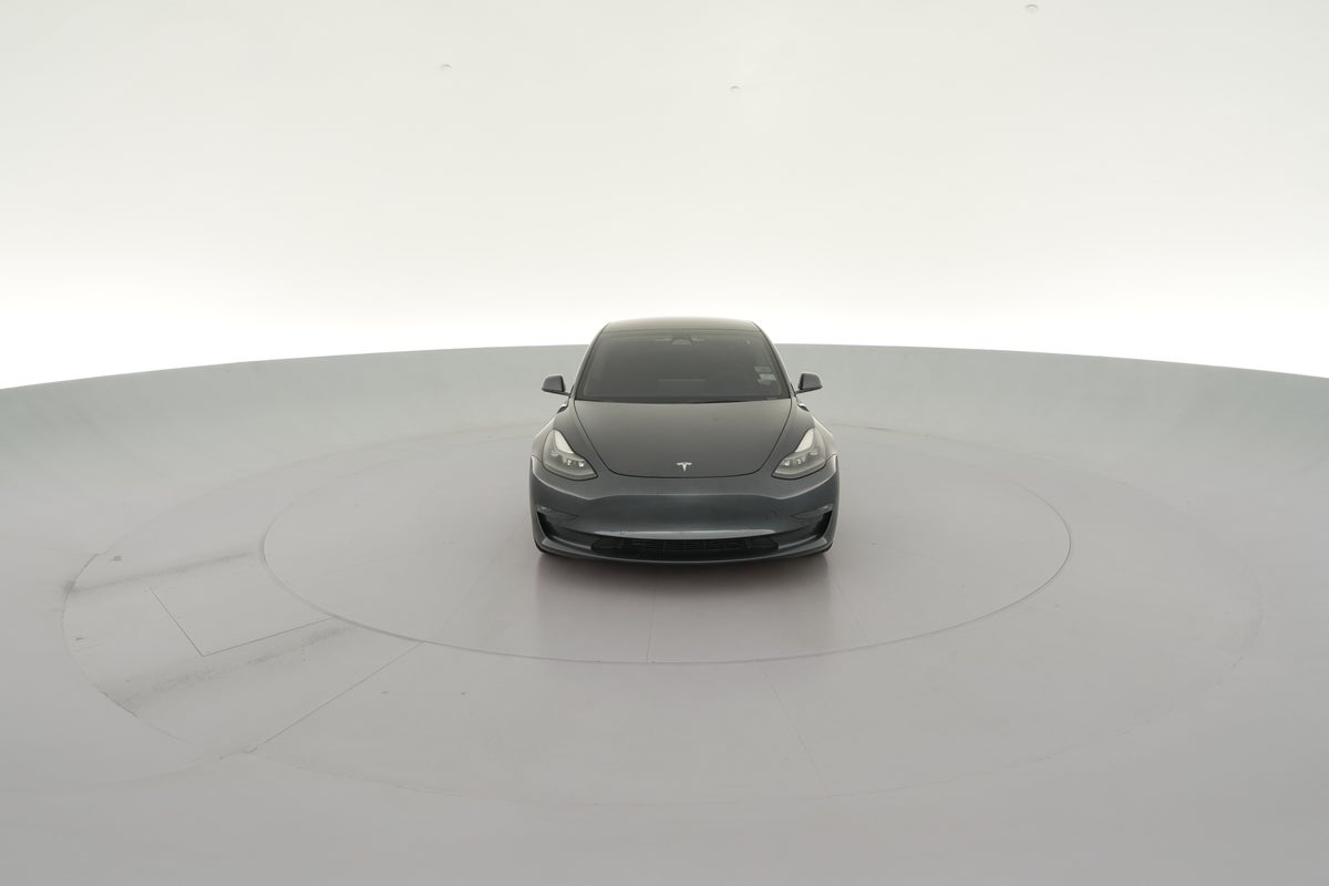 2022 Tesla Model 3 Long Range All-Wheel Drive in Midnight Silver Metallic — 360° view 1