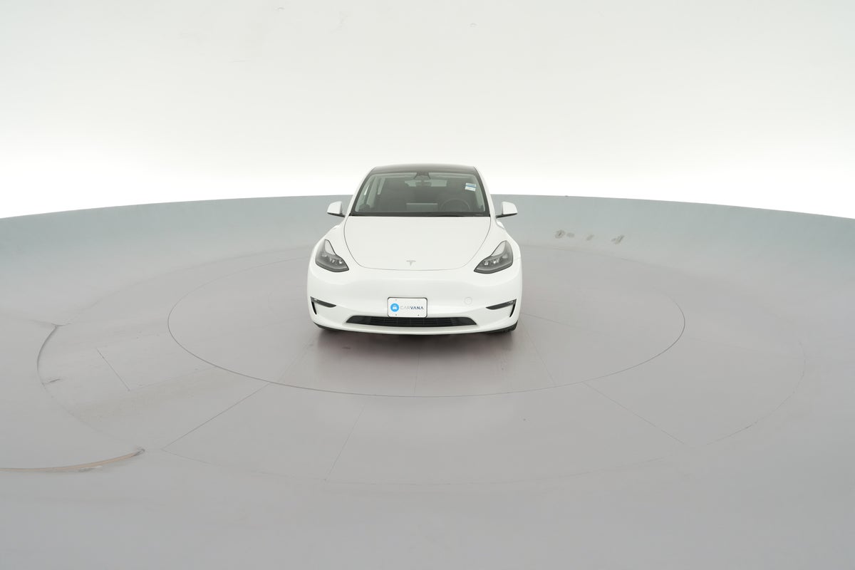 2023 Tesla Model Y Performance All-Wheel Drive in Pearl White — 360° view 1
