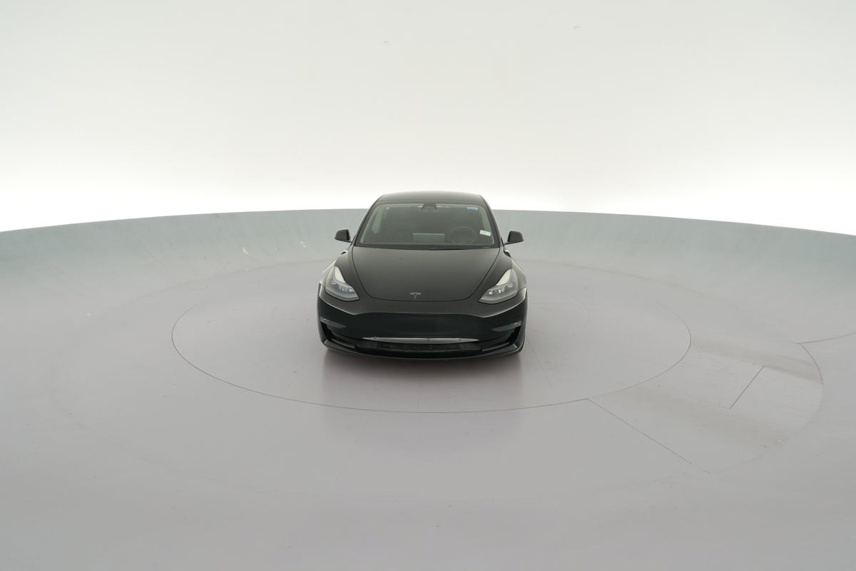 2022 Tesla Model 3 Long Range All-Wheel Drive in Solid Black — 360° view 1