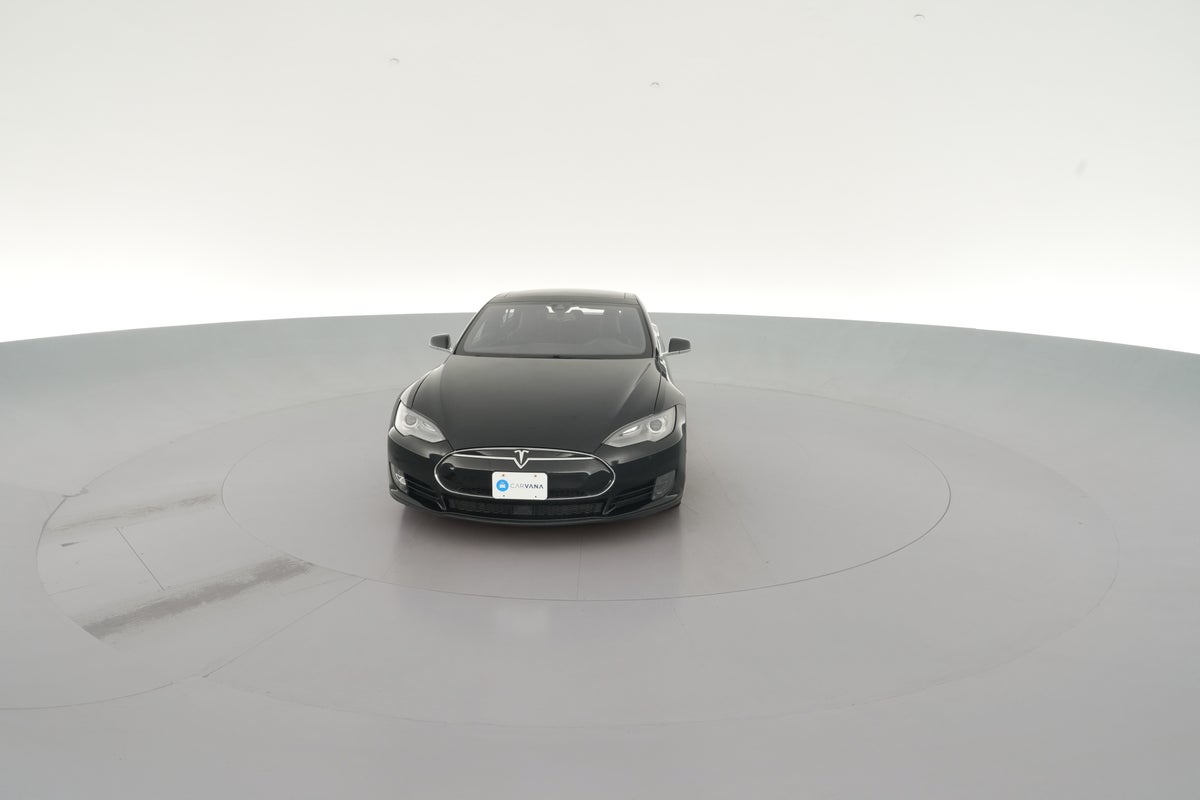 2015 Tesla Model S P85D in Solid Black — 360° view 1