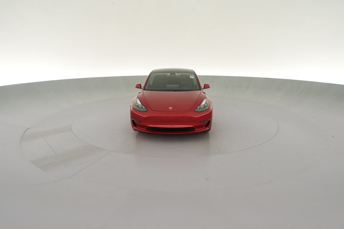 2023 Tesla Model 3 Rear-Wheel Drive in Red Multi-coat — 360° view 1